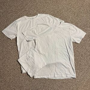 Children's Place Basic White T-Shirts Bundle of 3 Boys 10/12 Plain Tees